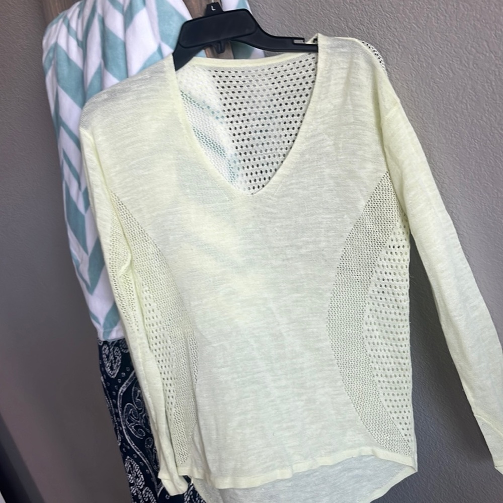 RARE Lululemon Still Movement Sweater Elixir I Size 6